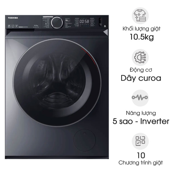 Máy giặt Toshiba Inverter TW-T23BU115UWV(MG) 10.5kg