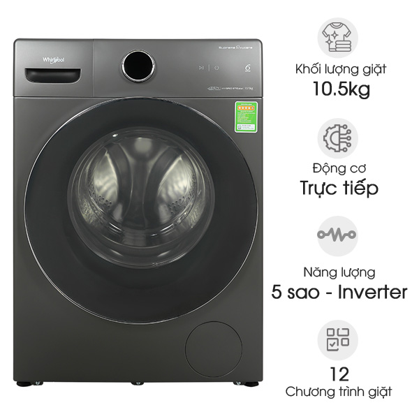 Máy giặt Whirlpool Inverter 10.5kg FWMD10502FG