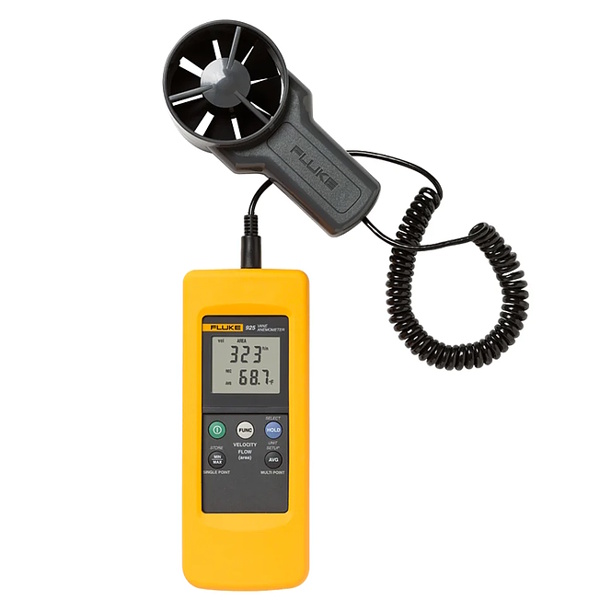 Thiết bị đo tốc độ, lưu lượng gió Fluke-925 ESP (Fluke-925, 0.40 - 25.00 m/s, 0.01 - 99.99 m3/s)