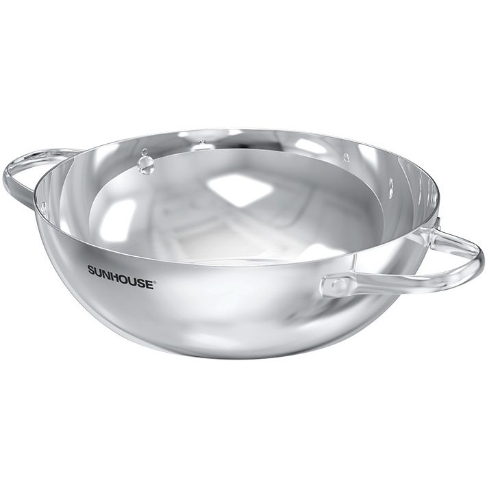 Chảo xào inox liền khối Sunhouse Healthy IN26M12