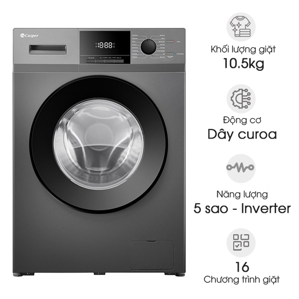Máy giặt cửa ngang Casper WF-105VG5 10.5kg