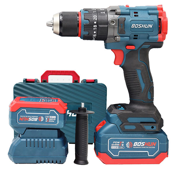 Máy khoan pin Boshun BS-ID100BL (2 pin, 1 sạc)