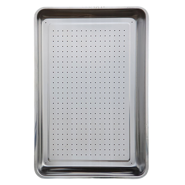 Khay inox đột lỗ 600mm x 400mm x 50mm