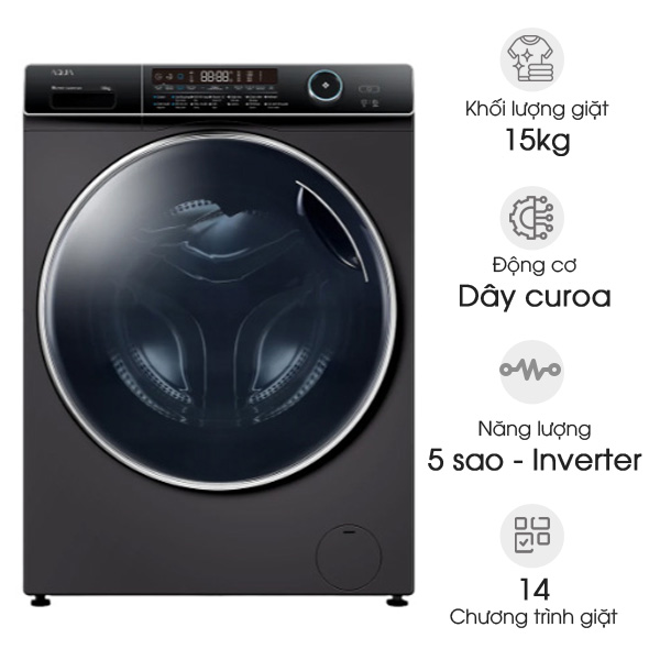 Máy giặt Aqua Inverter 15kg AQD-A1500H PS