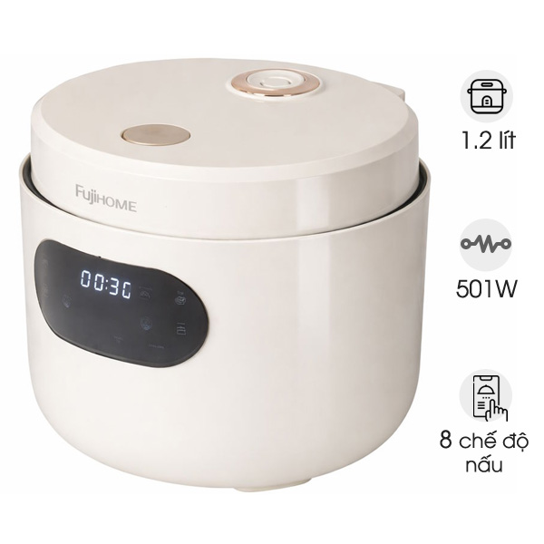 Nồi cơm điện Fujihome inox LowSugar RC12LS