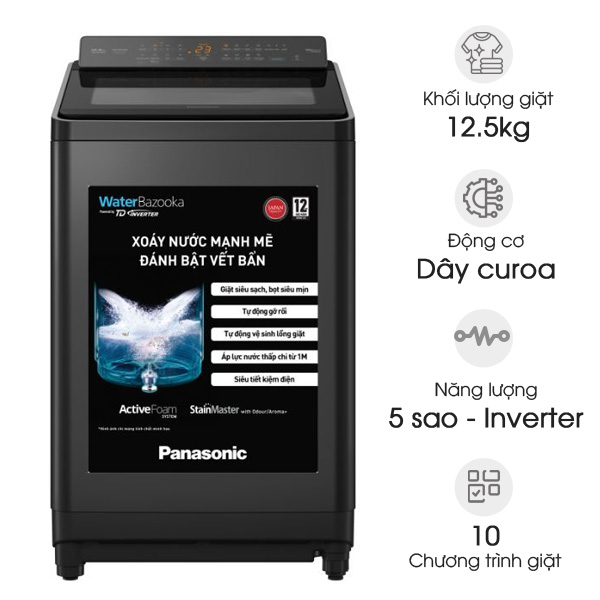 Máy giặt Panasonic Inverter 12.5kg NA-FD125X3BV