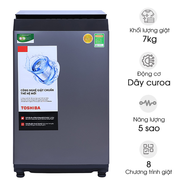 Máy giặt Toshiba 7kg AW-L805AV (SG)