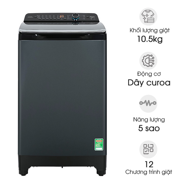 Máy giặt Aqua 10.5kg AQW-FR105JT BK