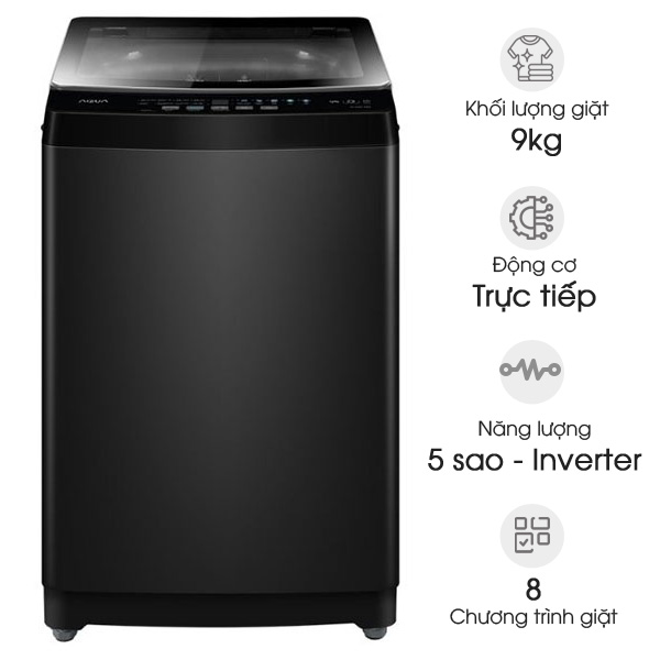 Máy giặt Aqua Inverter AWM9-B316K(B) - 9kg