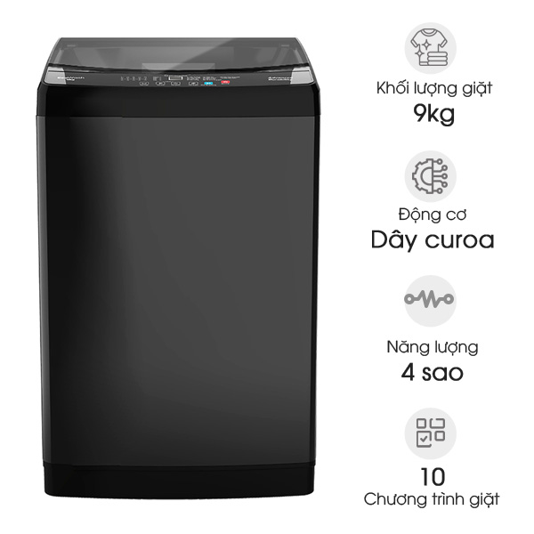 Máy giặt cửa trên Casper WT-9NB3 9kg